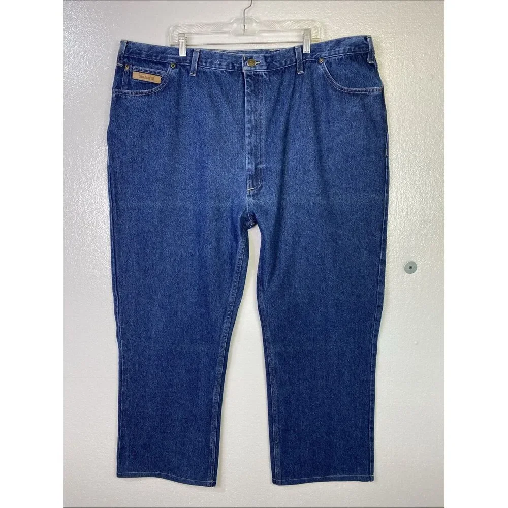 NWT Texas Jeans‎ Men 50X  — Sz 46x27 Original fit Straight leg Blue denim USA